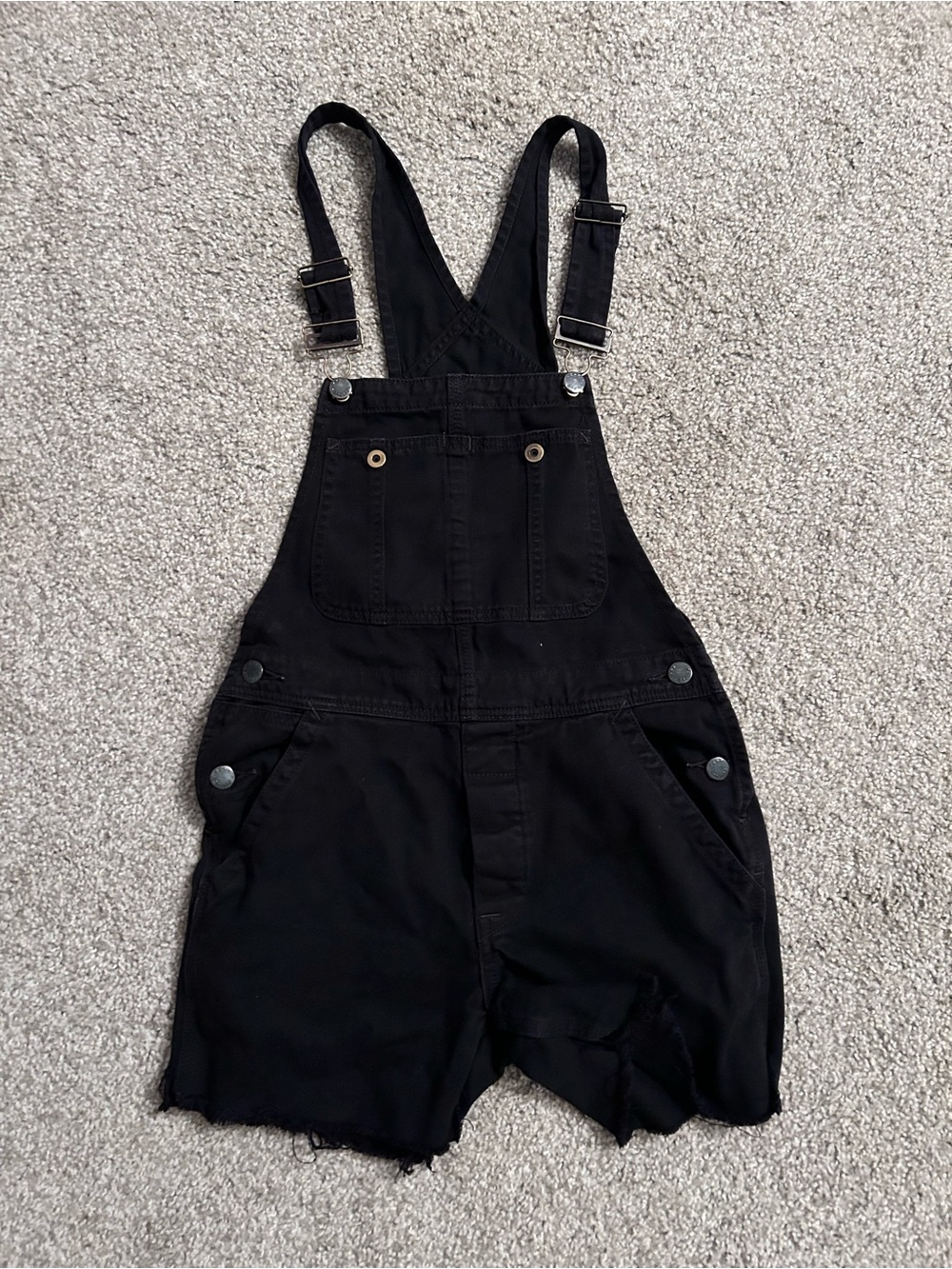 We The Free Black Short Overalls - Picture 1 of 4